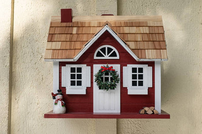 Christmas Cape Birdhouse with LED Lights