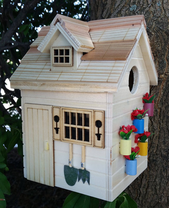 Tool Shed Bird House - Happy Gardens