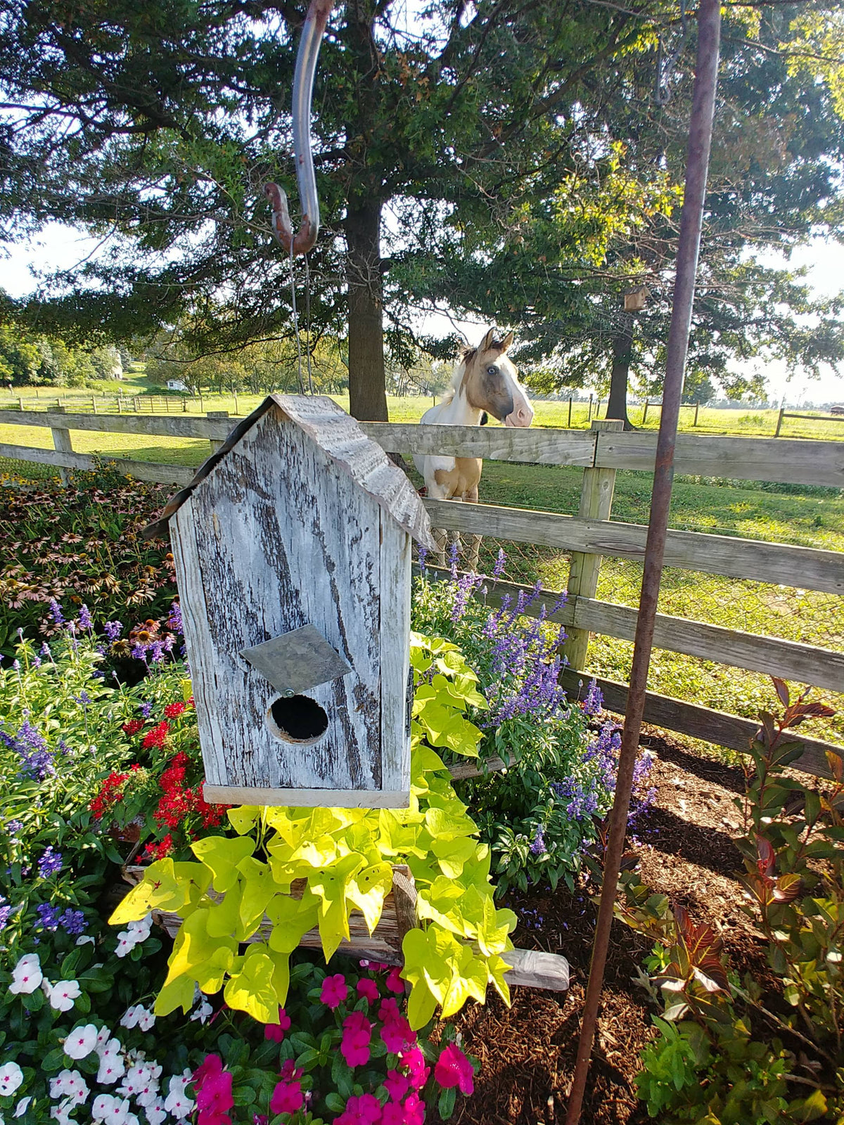 White Stable Birdhouse