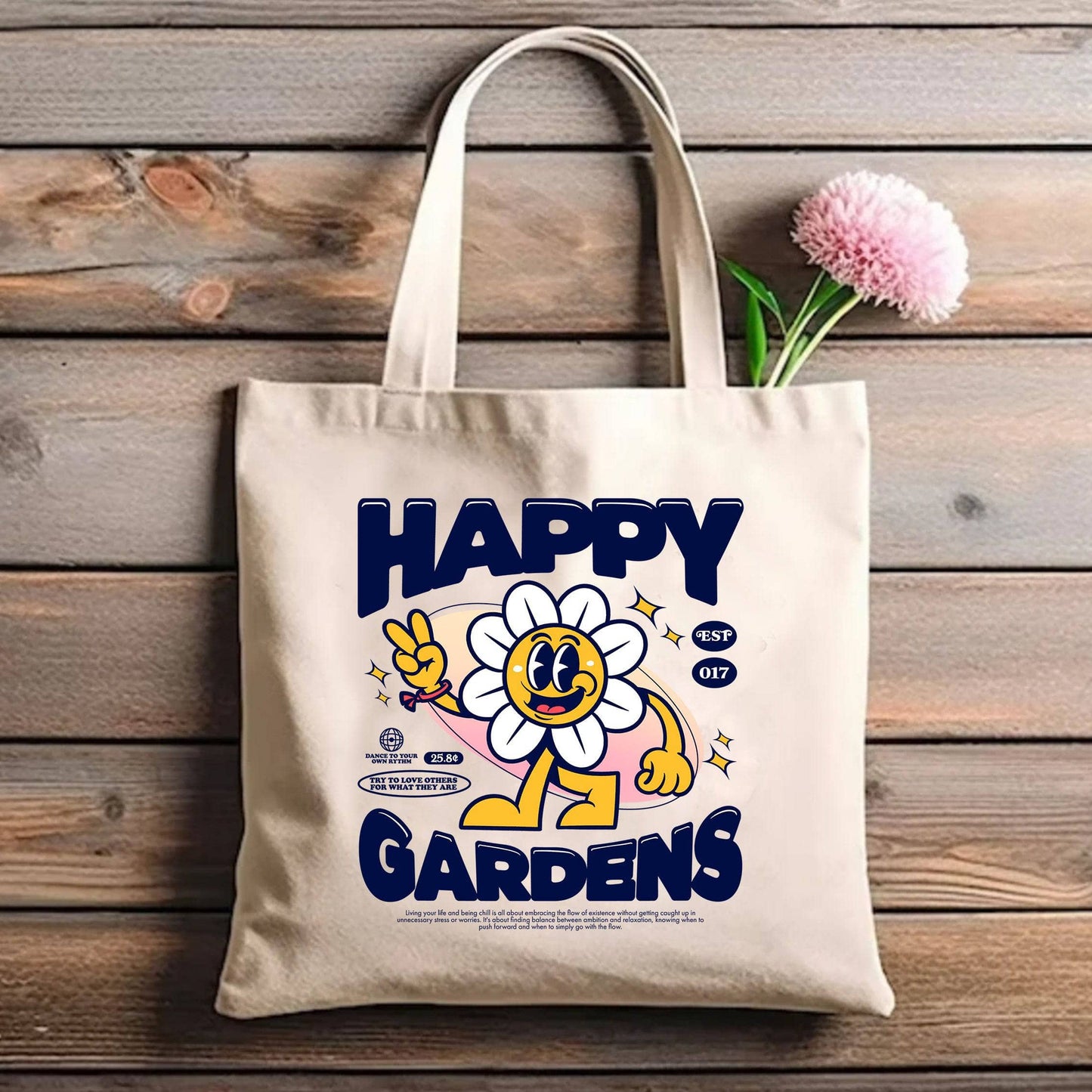 Happy Gardens Eco Tote Bag