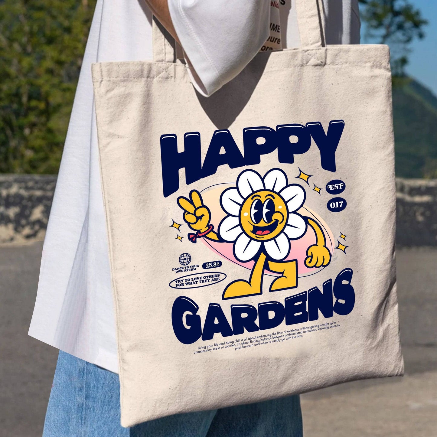 Happy Gardens Eco Tote Bag