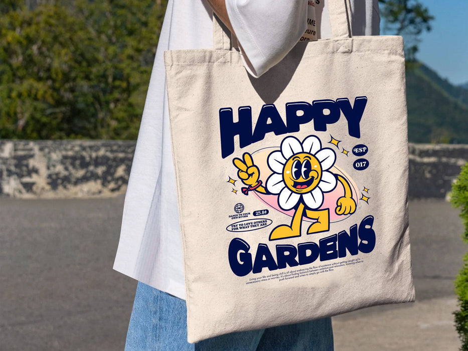 Happy Gardens Eco Tote Bag