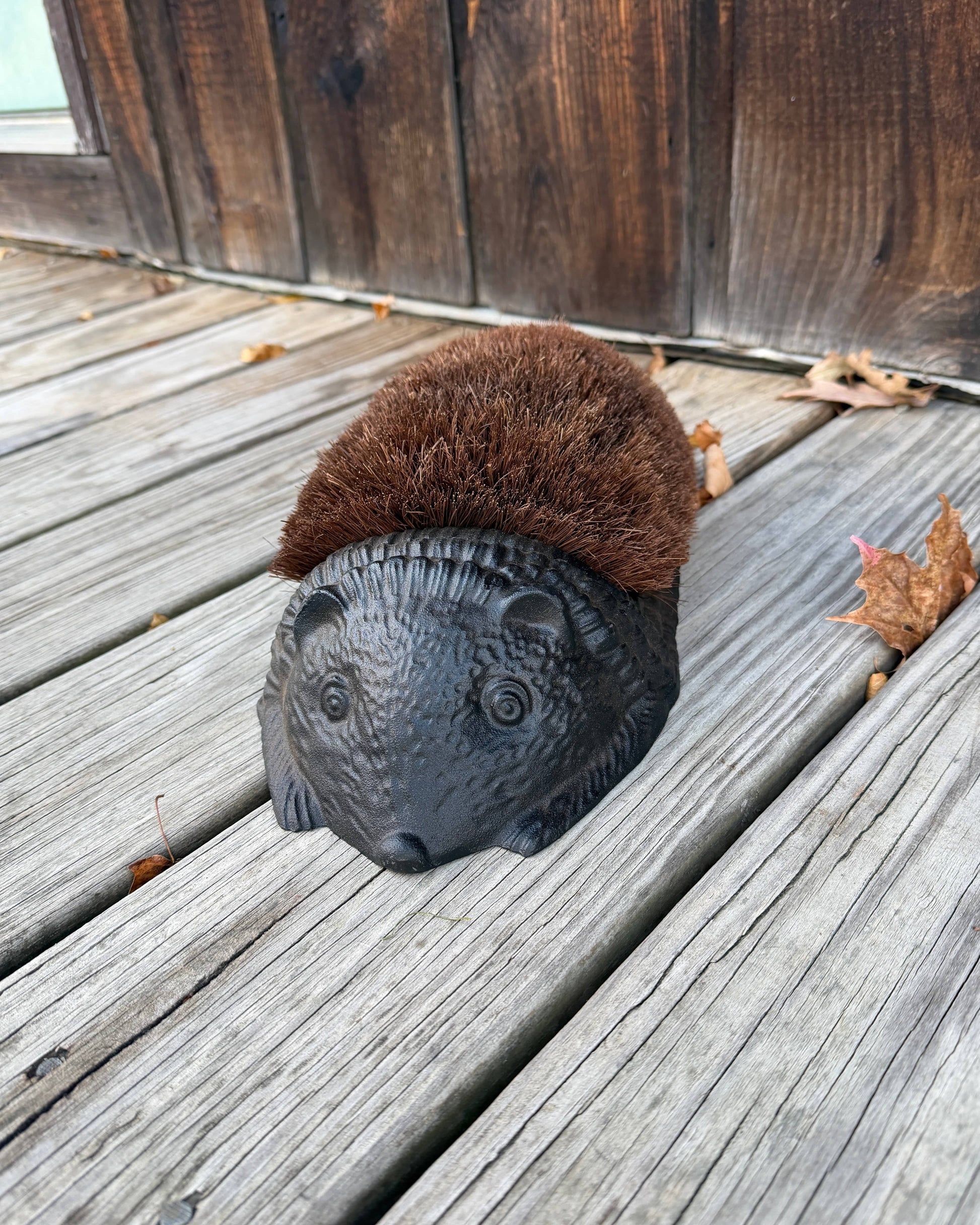 Giant Hedgehog Boot Brush - Happy Gardens