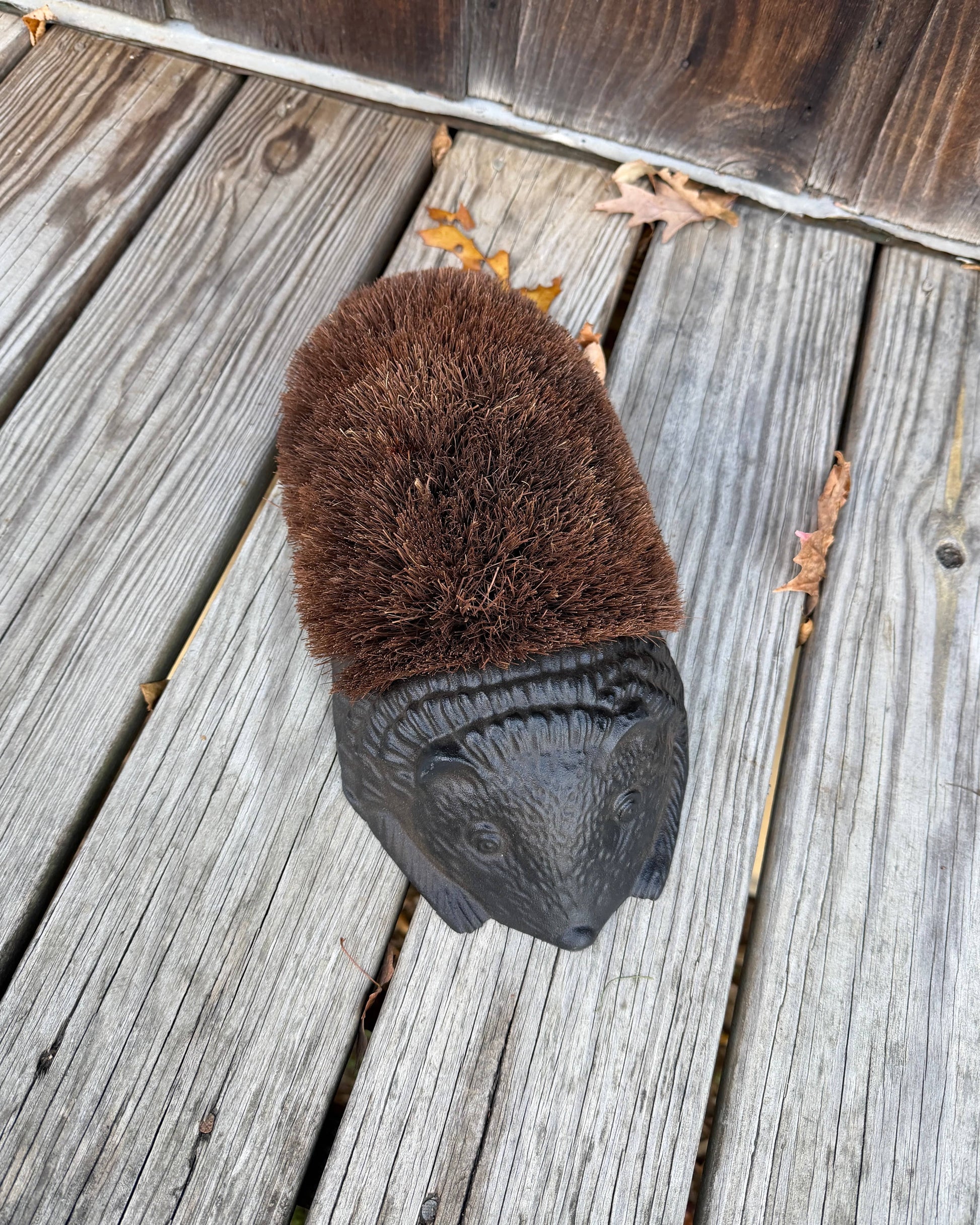 Giant Hedgehog Boot Brush - Happy Gardens