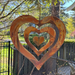 Happy Gardens - Triple Spinning Heart Ornament