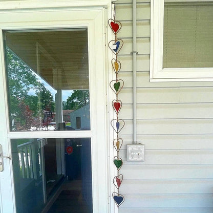 Happy Gardens - Multicolor Hearts Ornament