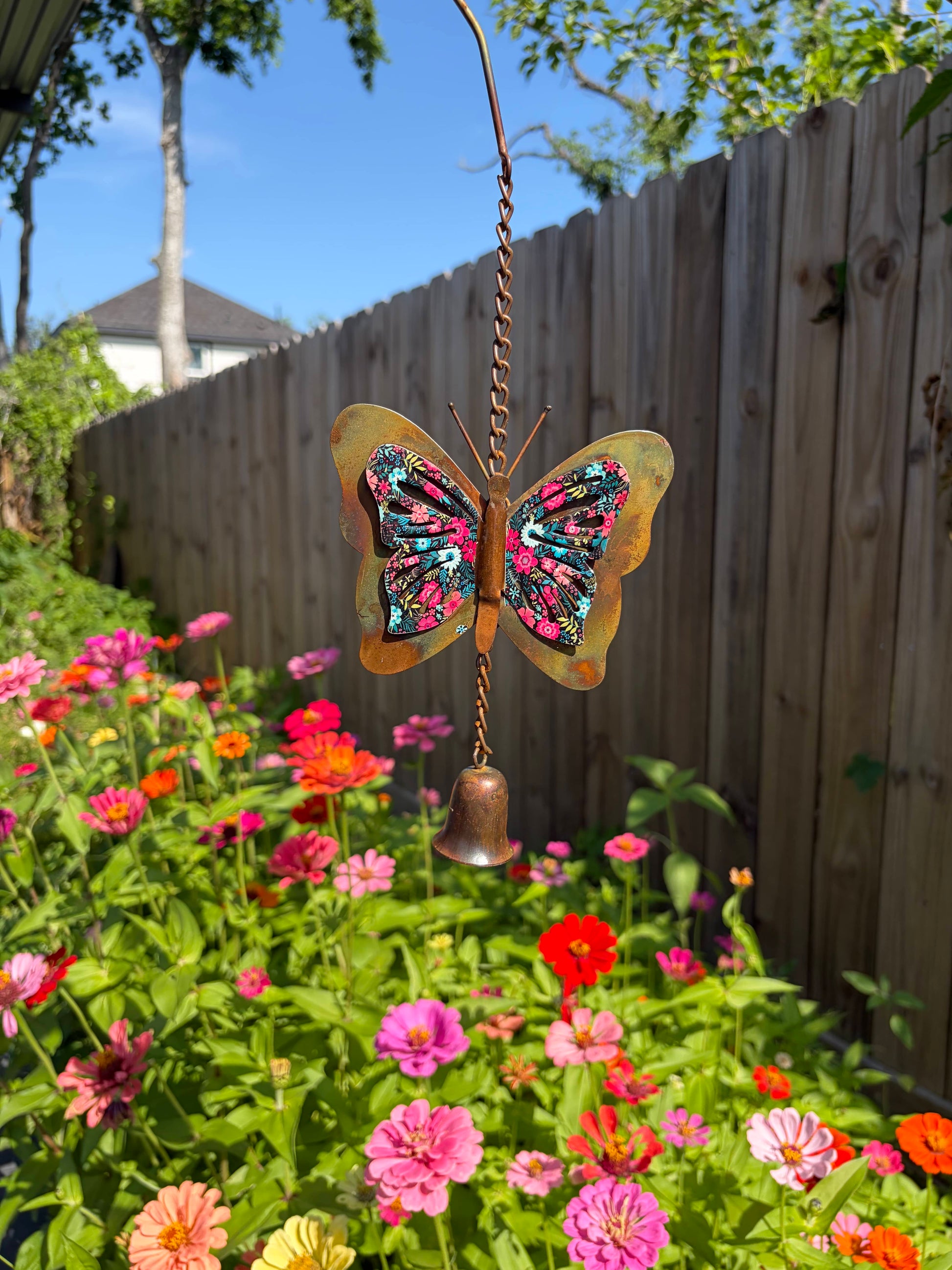 Happy Gardens - Floral Butterfly Hanging Ornament