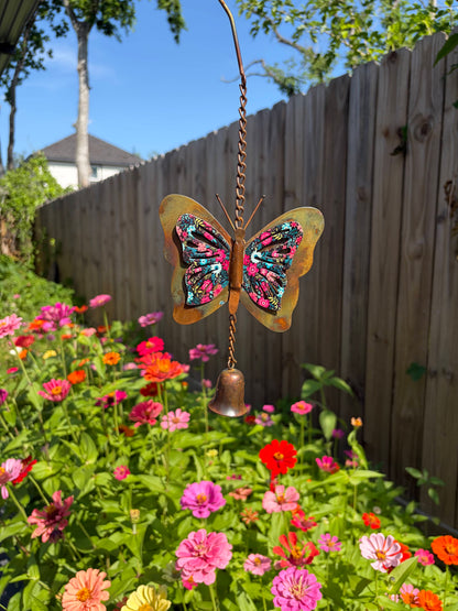 Happy Gardens - Floral Butterfly Hanging Ornament