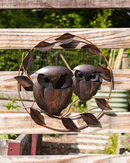 Happy Gardens - 18” Duo Owl Wall Decor