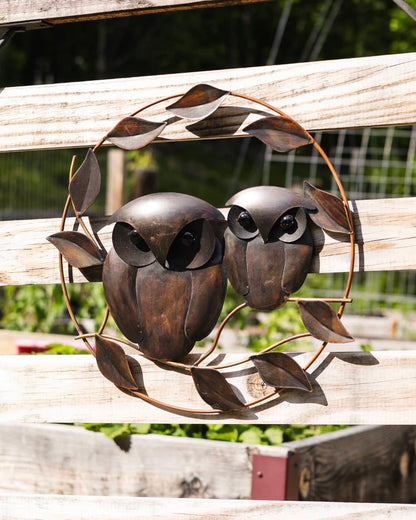Happy Gardens - 18” Duo Owl Wall Decor
