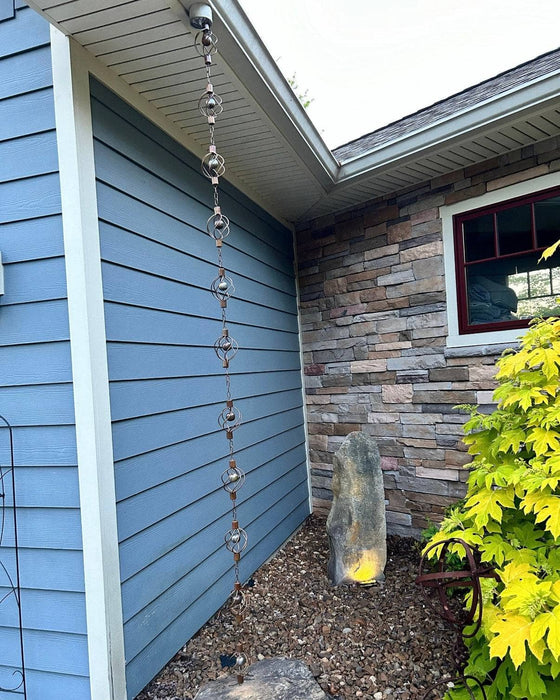 Spindle Rain Chain - Happy Gardens