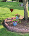 Red Heart Disc Garden Stake