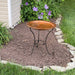 Happy Gardens - 2-Tier Copper Flamed Bird Bath