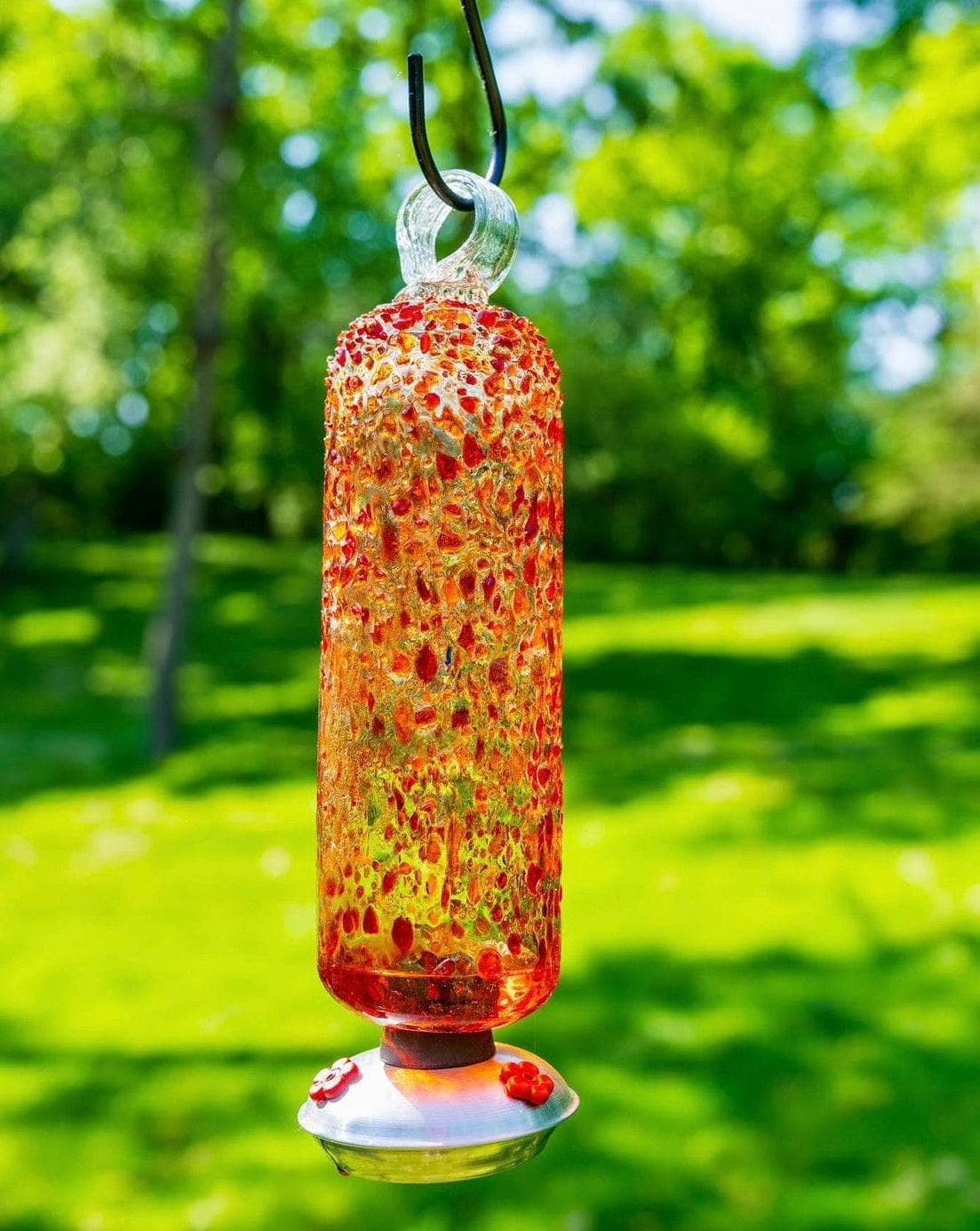 Filigree Hummingbird Feeder, Cinnabar Sprinkles