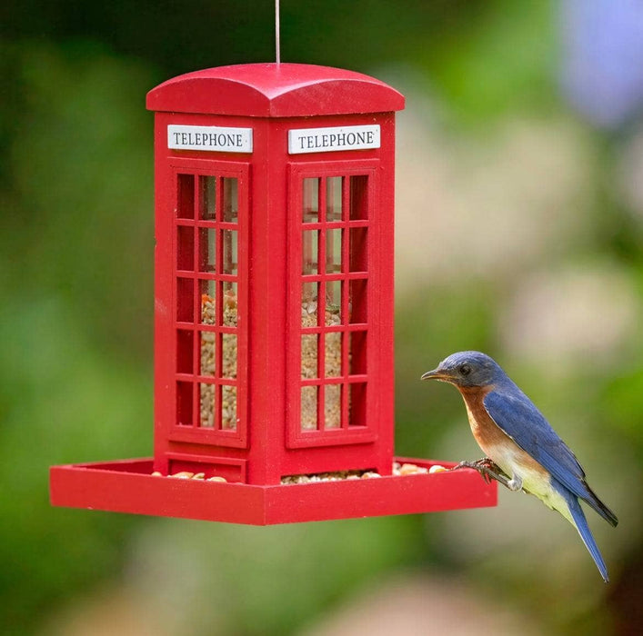 Telephone Booth Bird Feeder - Happy Gardens