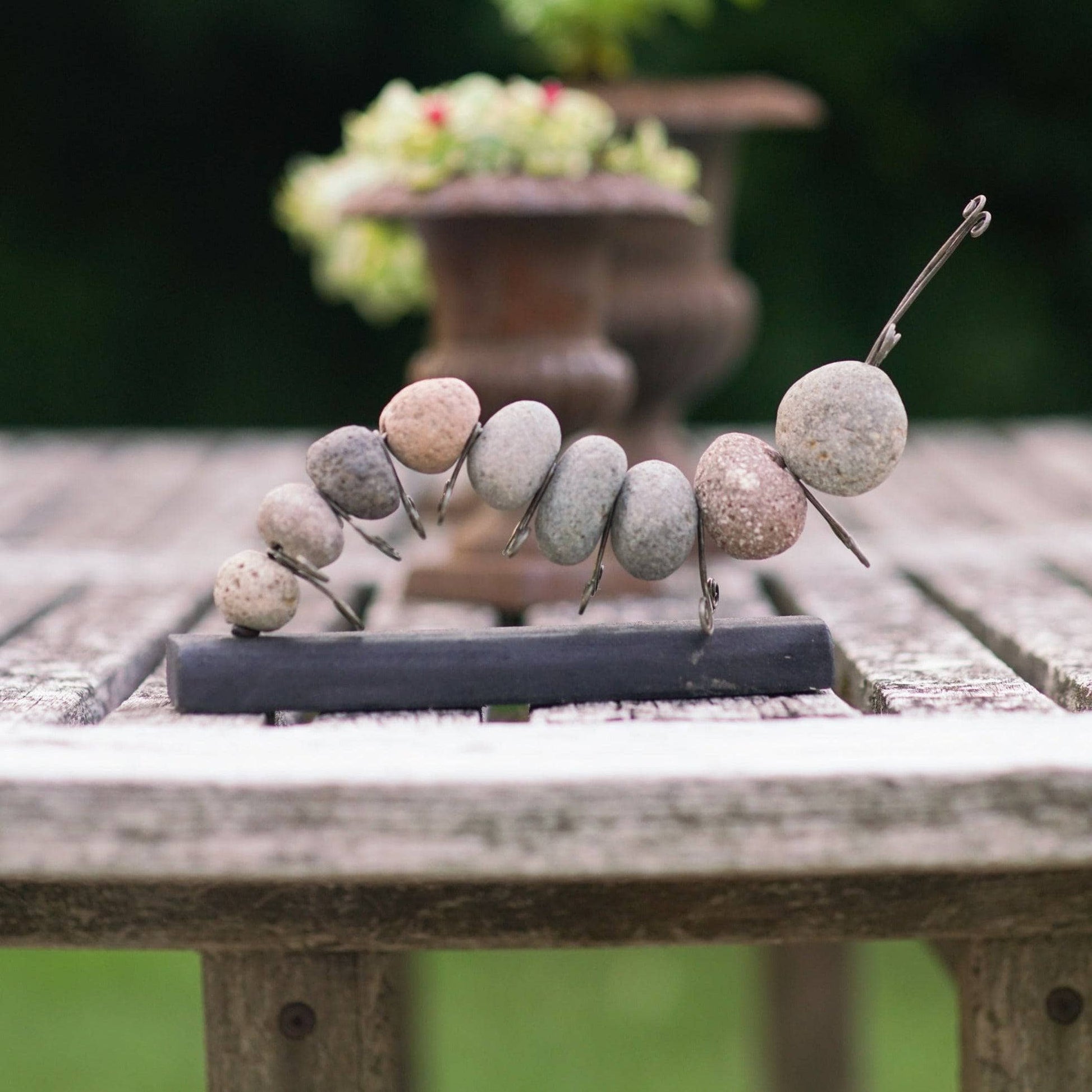 Happy Gardens - Caterpillar Garden Statue