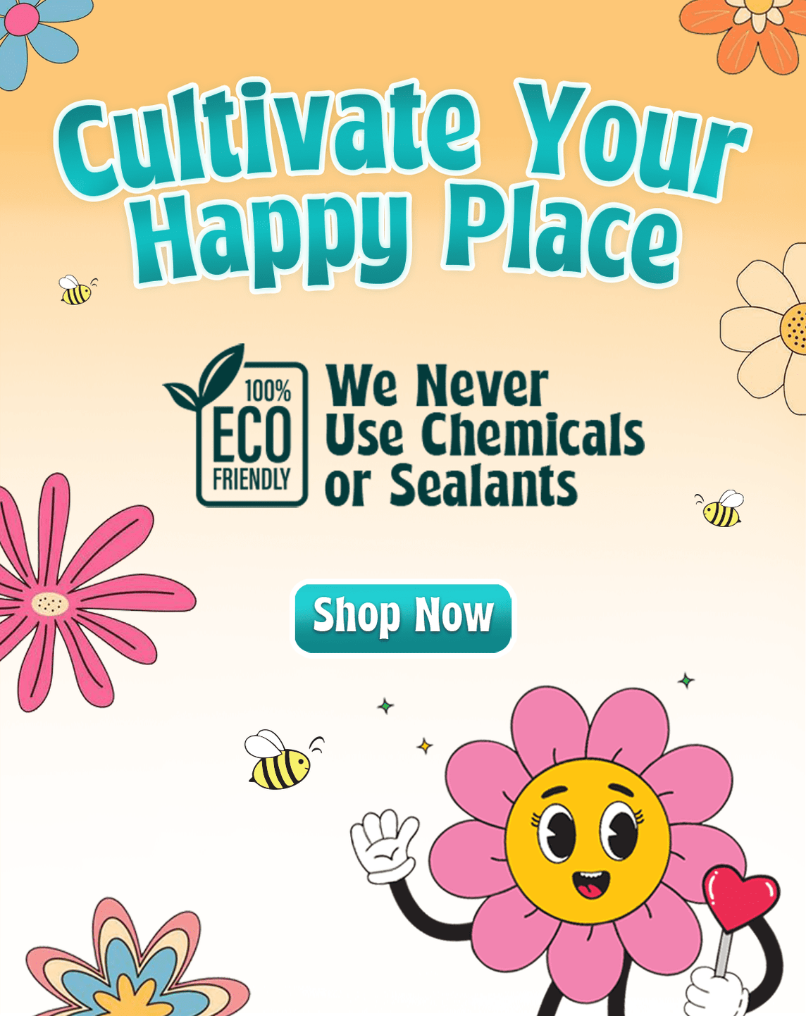 Happy Gardens Yard Decorations, Garden Decor, Rain Chains, Ornaments