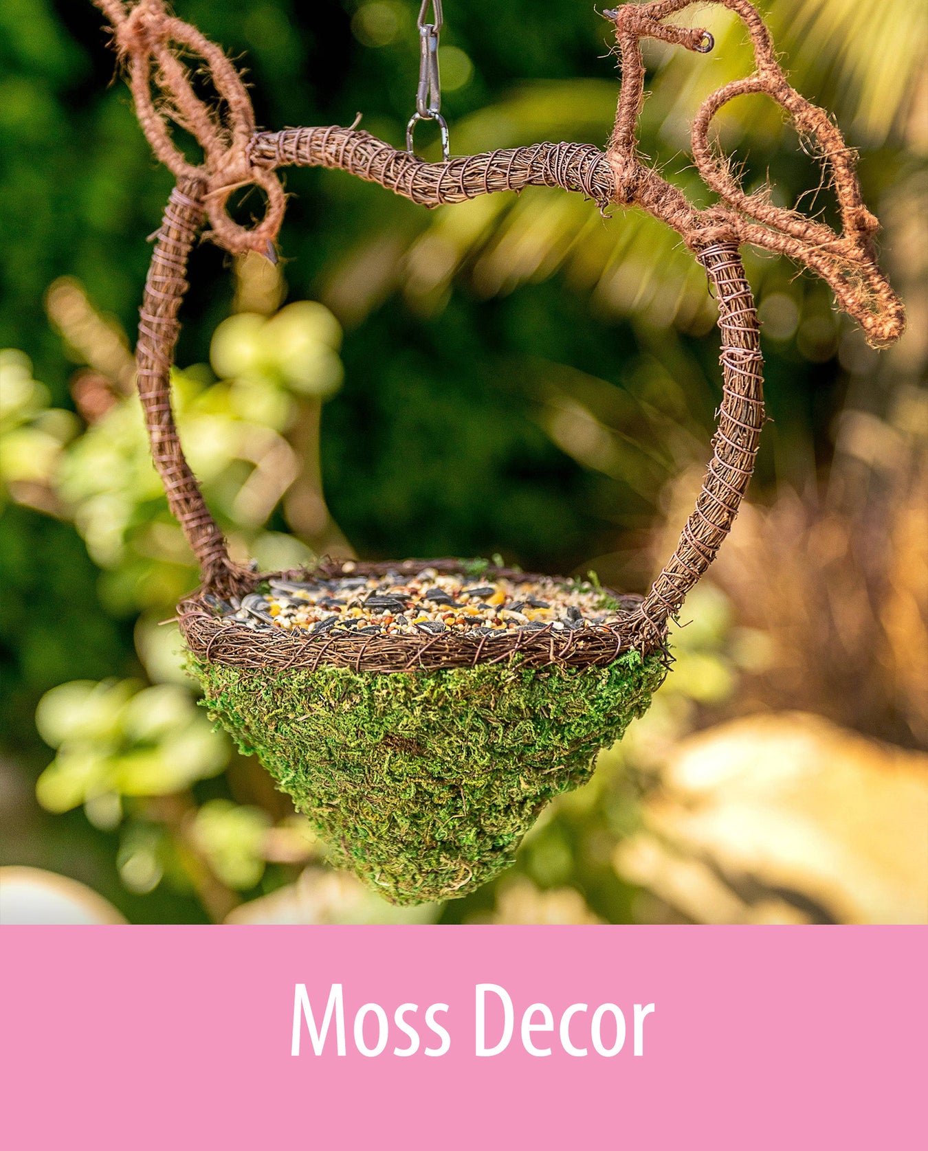 moss garden decor