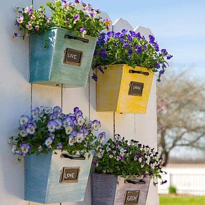 File Drawer Wall Planters - Happy Gardens