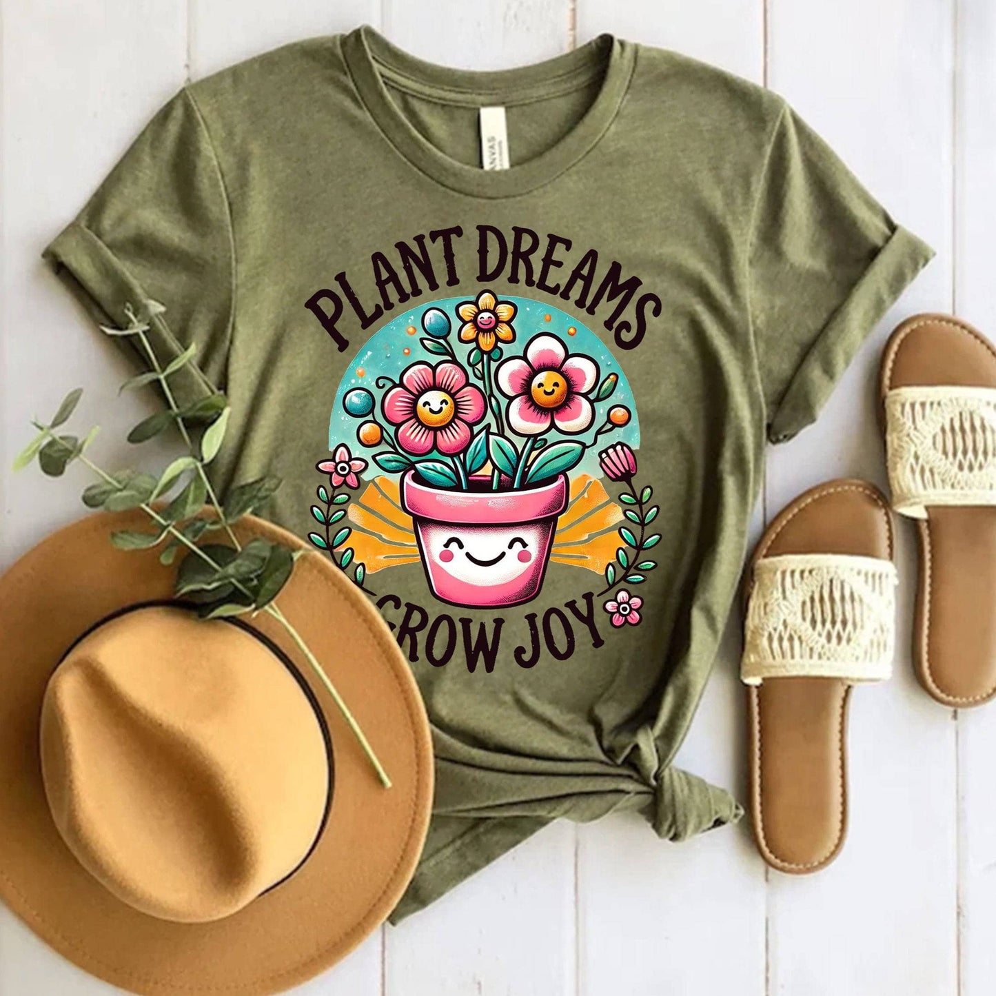 Plant Dreams Grow Joy - T-Shirt