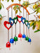 Happy Gardens -  Hearts on Arch Wind Chime