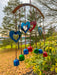 Happy Gardens -  Hearts on Arch Wind Chime