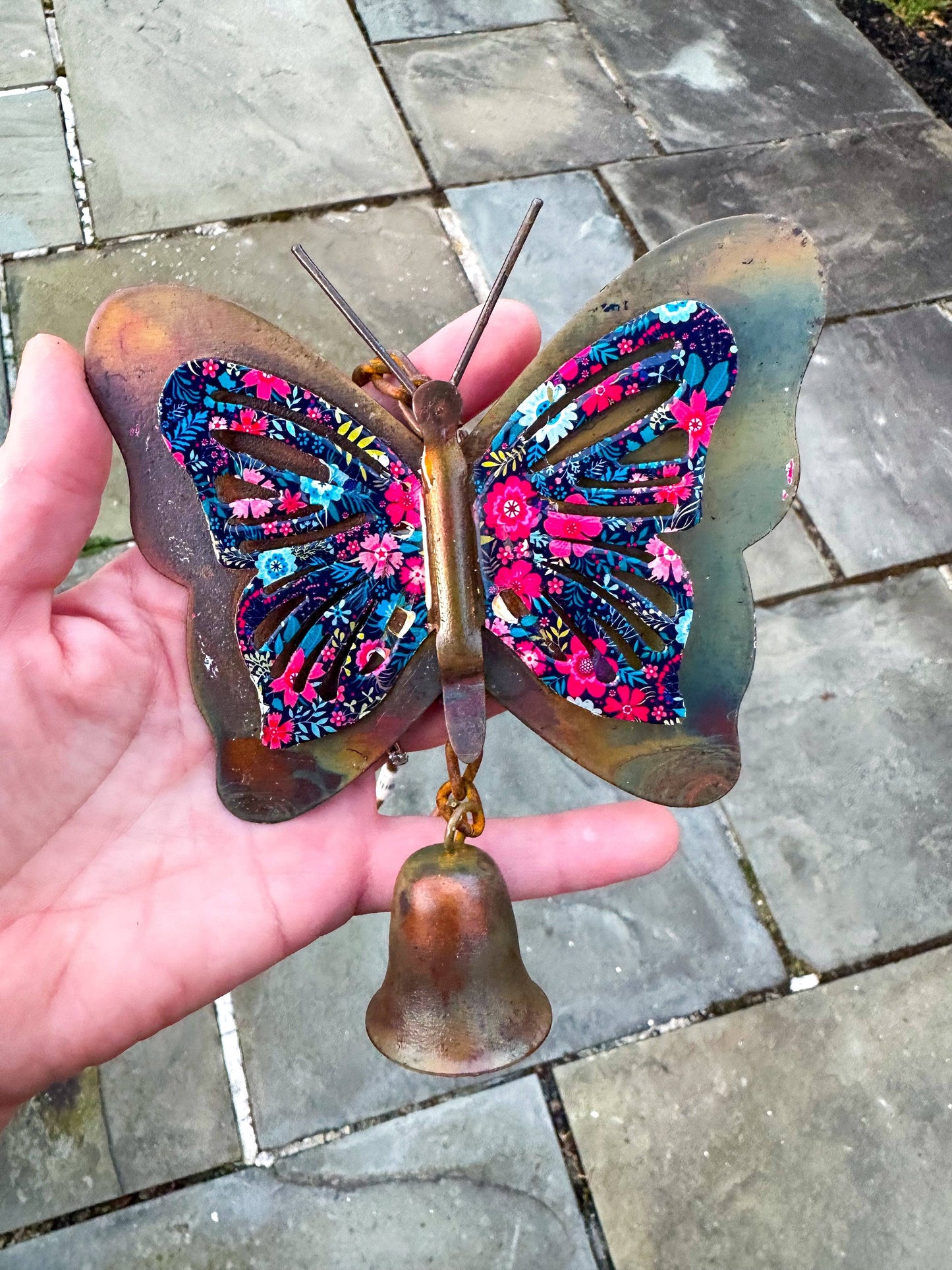Happy Gardens - Floral Butterfly Hanging Ornament