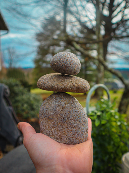 3 Stone Cairn Garden Statue - Happy Gardens