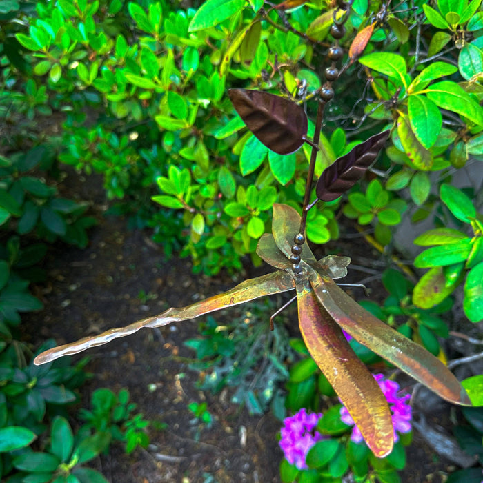 Happy Gardens - Hanging Dragonfly Branch Ornament