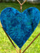 Happy Gardens - Blue Heart Disc Garden Stake