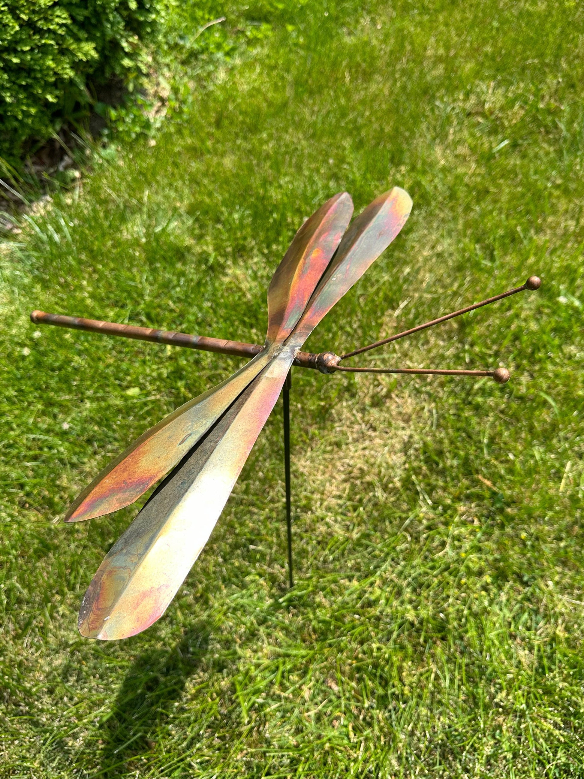 Happy Gardens - Dragonfly Garden Stake Bold