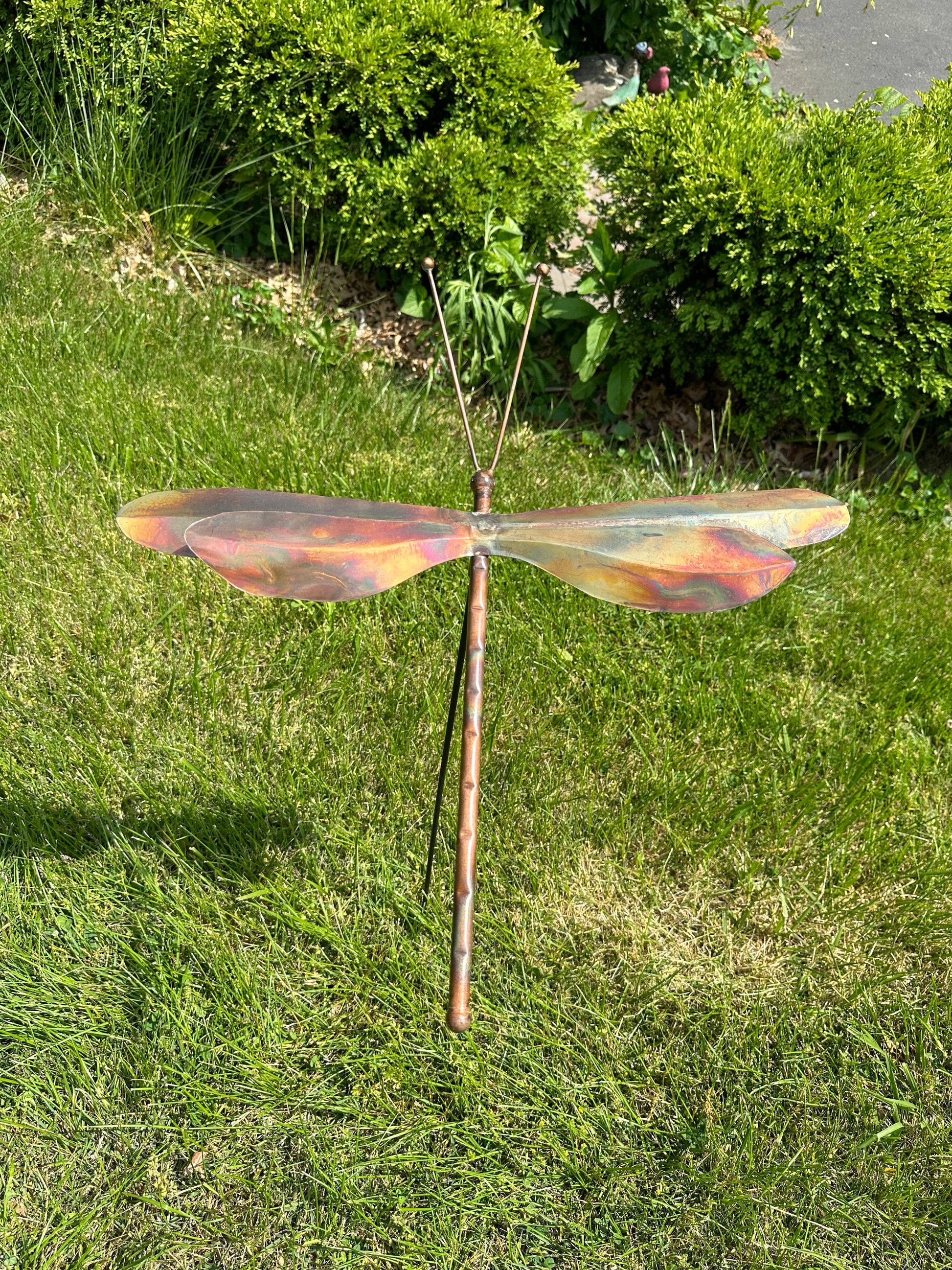 Happy Gardens - Dragonfly Garden Stake Bold