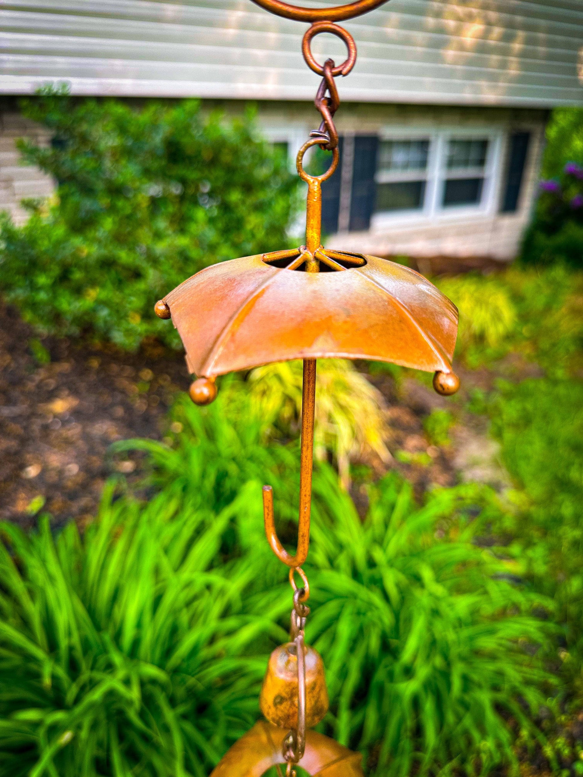 Happy Gardens - Umbrella with Bells Ornament
