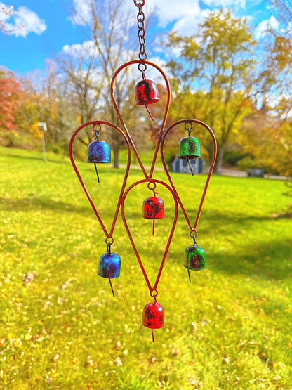 Happy Gardens - Teardrop Multicolor Wind Chime
