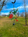 Happy Gardens - Hummingbird and Lily Multicolor Ornament 