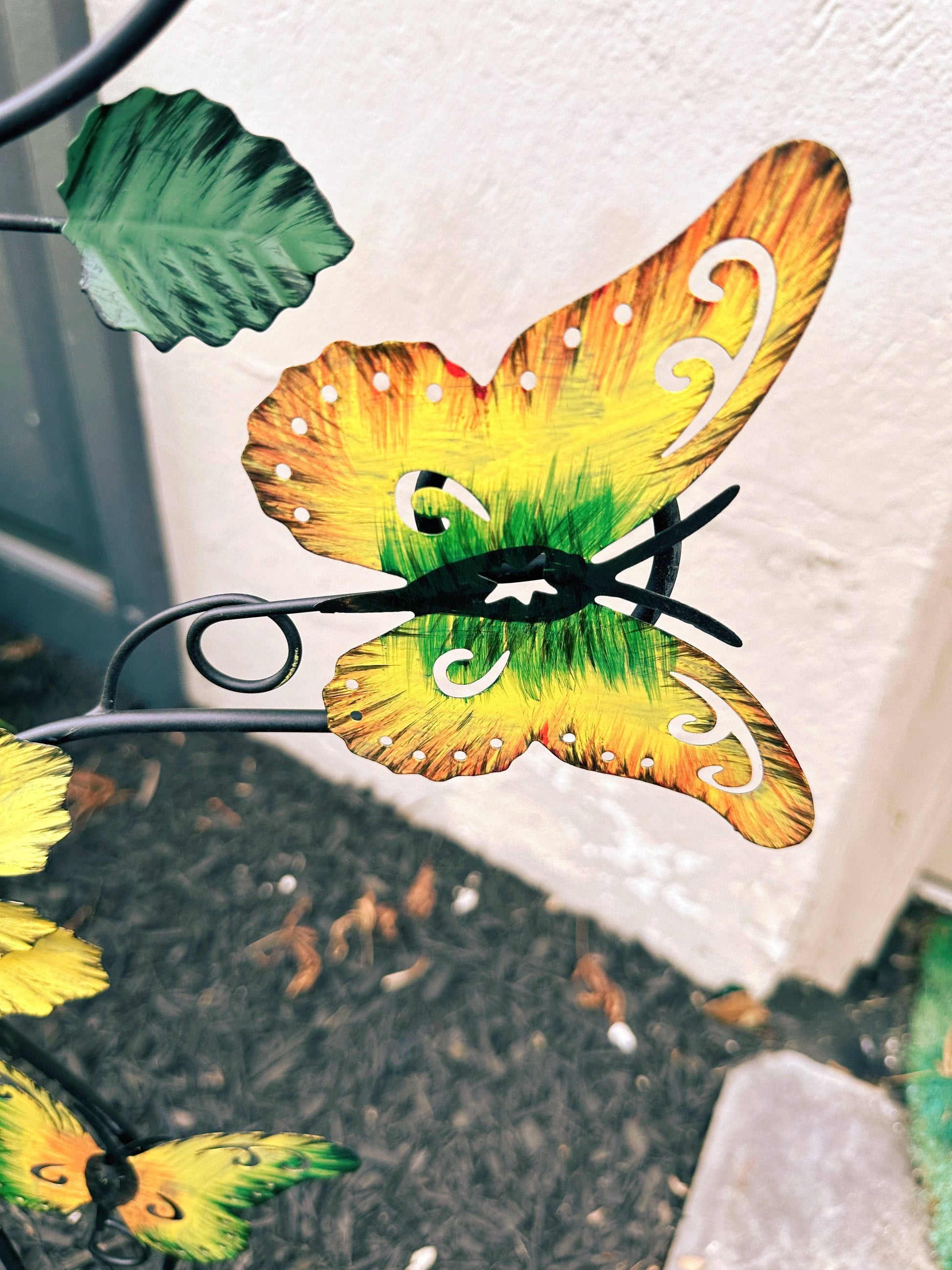 Happy Gardens - Butterflies and Flowers Multicolor Garden Stake