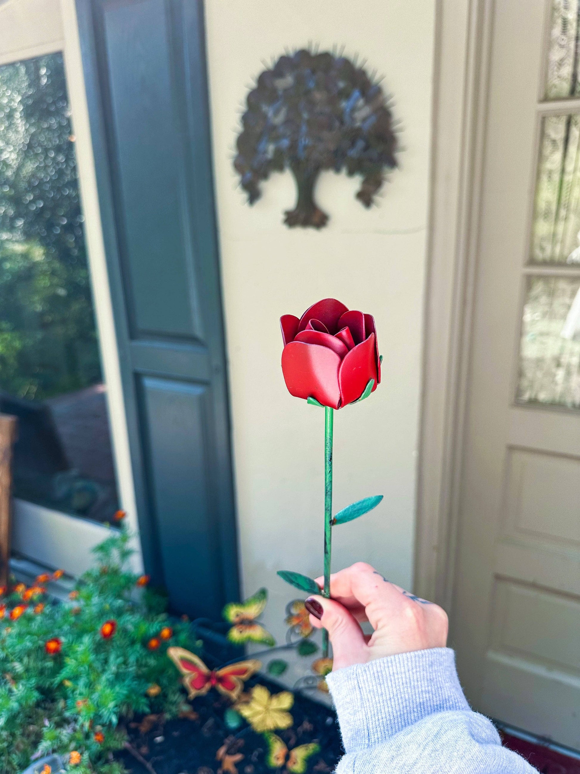 Happy Gardens - Red Rose Plant Pick