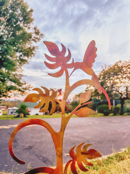 Happy Gardens - Hummingbird on Plant Garden Stake