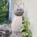 Happy Gardens - Whiskered Cat Garden Statue