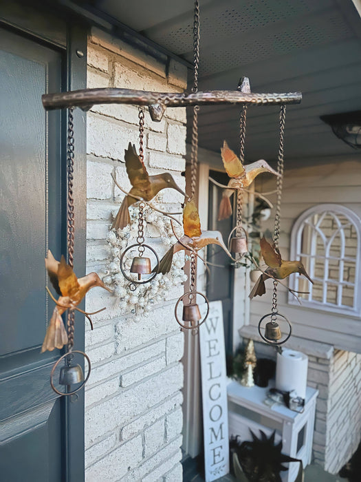 Happy Gardens - Hummingbird Wind Chime