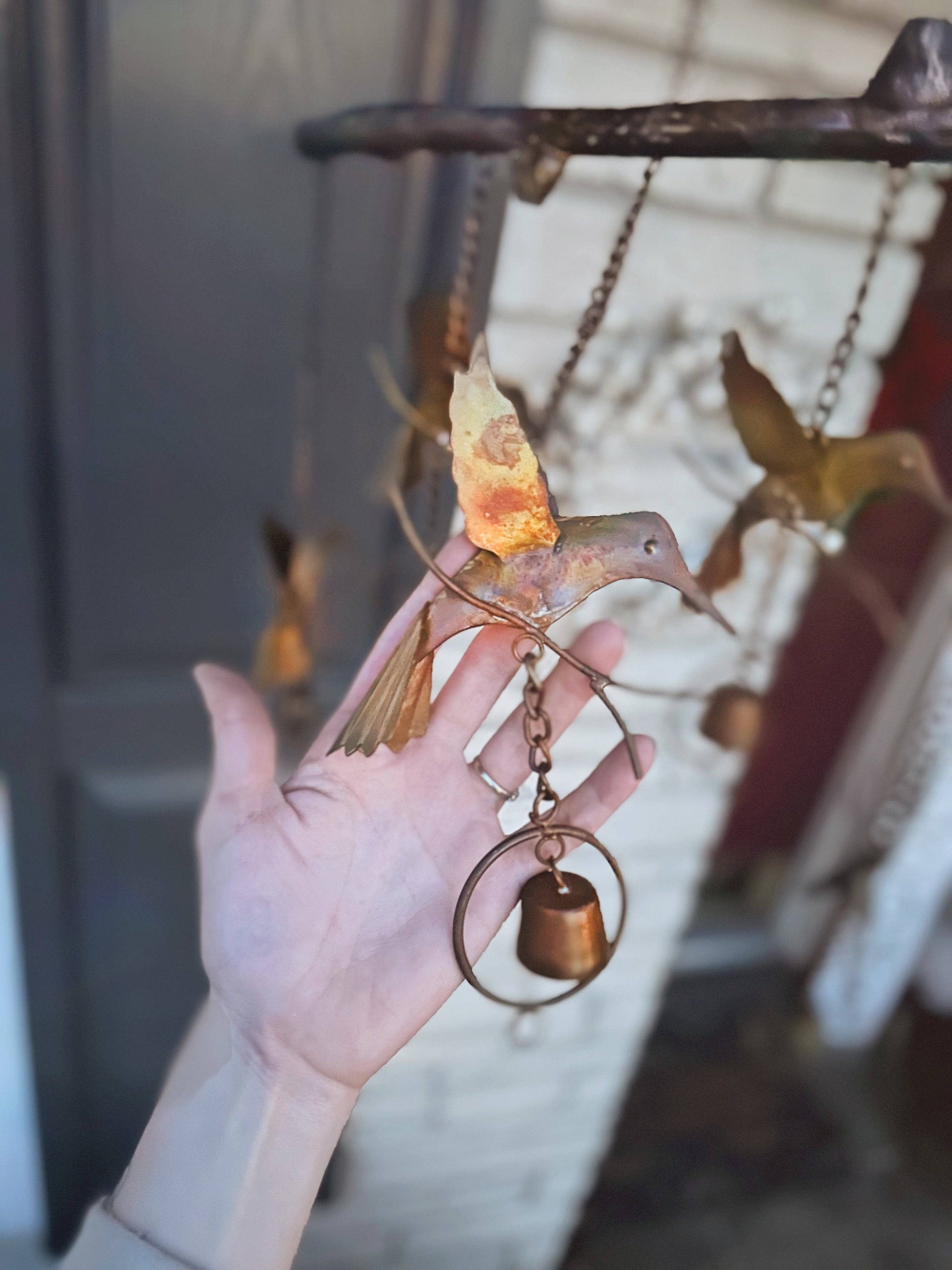 Happy Gardens - Hummingbird Wind Chime