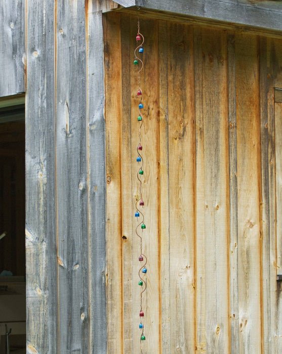 Happy Gardens - Bells Spiral Multicolor Rain Chain