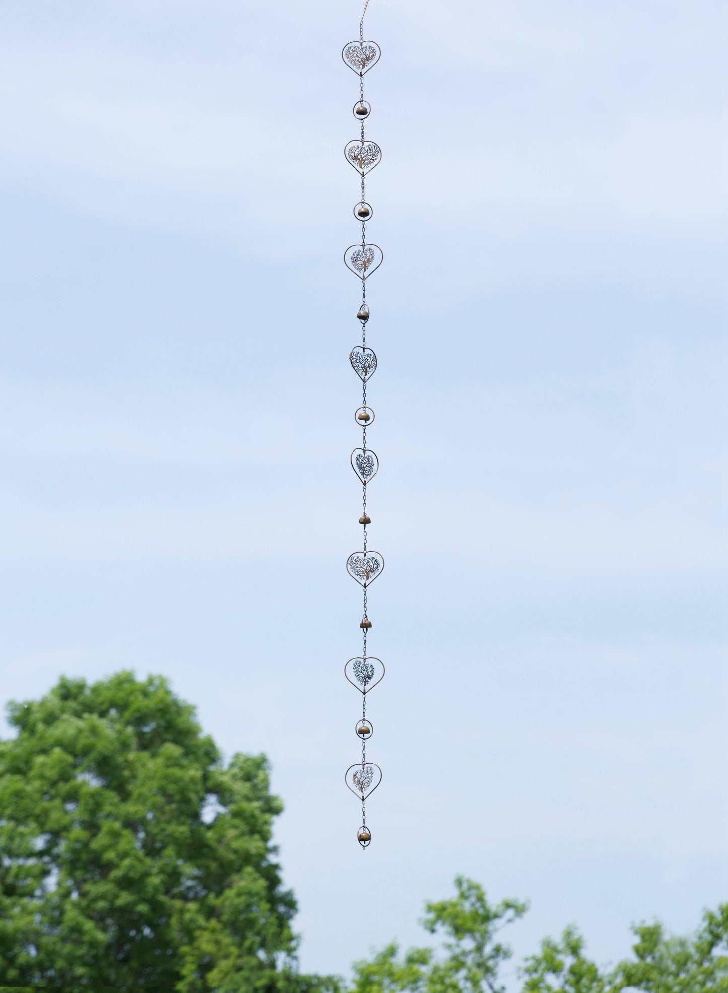 Heart Tree of Life Rain Chain - Happy Gardens