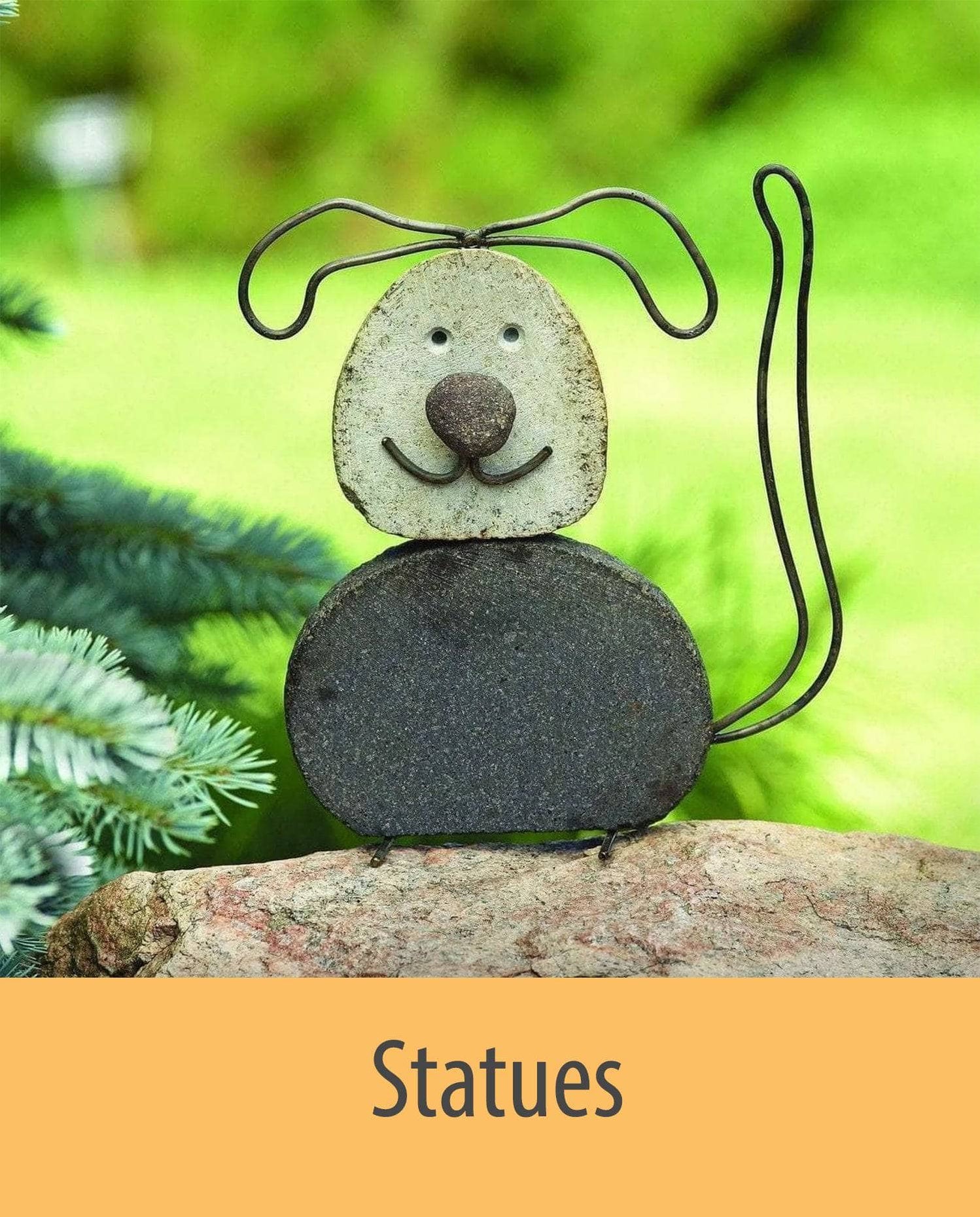 Happy Gardens Yard Decorations, Garden Decor, Rain Chains, Ornaments