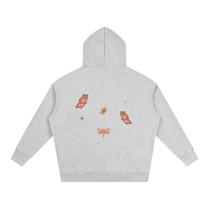 Whimsical Gangster Oversize Fleeced Hoodie