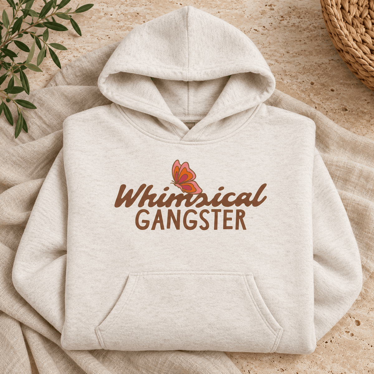 Whimsical Gangster - Men's Oversize Fleeced Hoodie