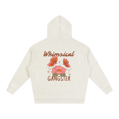 Whimsical Gangster Oversize Fleeced Hoodie