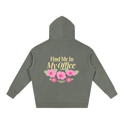 Find Me In My Office Oversize Fleeced Hoodie