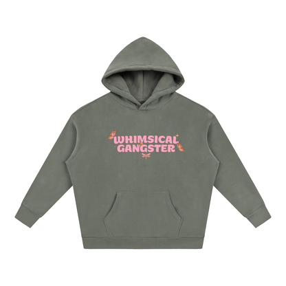 Whimsical Gangster Oversize Fleeced Hoodie