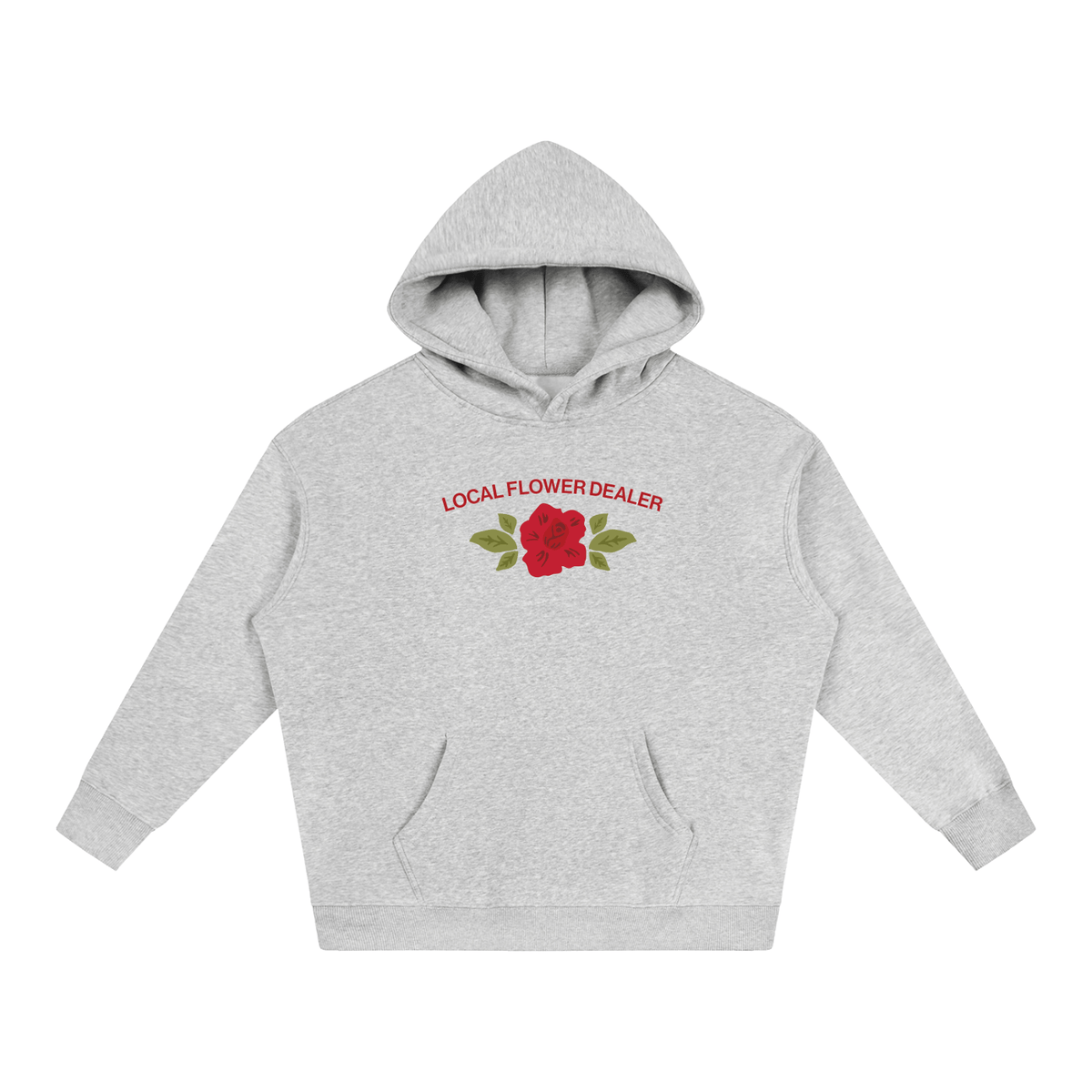Local Flower Dealer Oversize Fleeced Hoodie